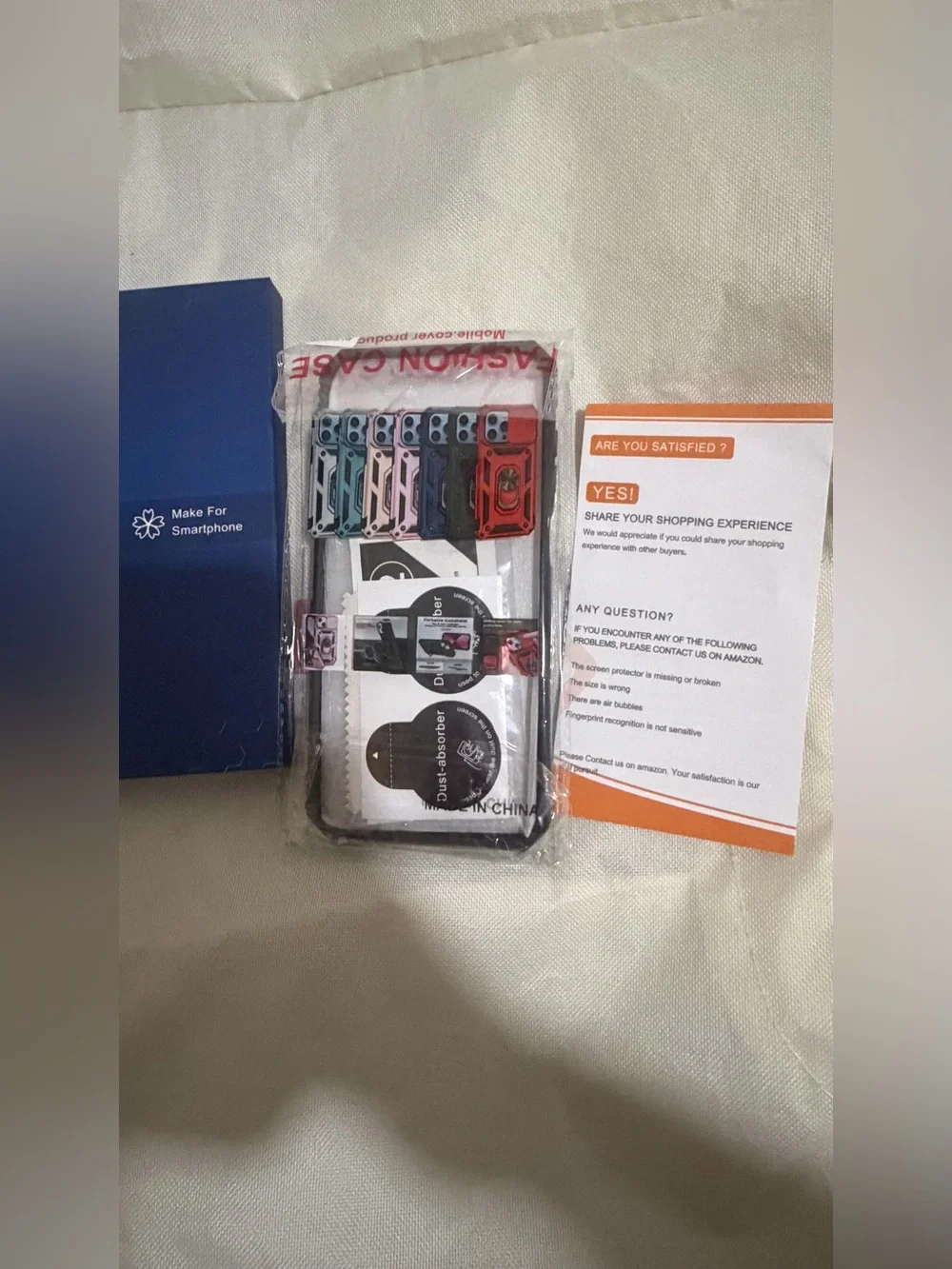 Dark Blue Smartphone Accessory Box